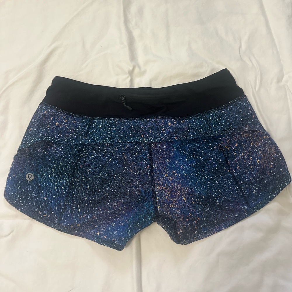 Lululemon galaxy colorful speed shirt size 4 , 2.5